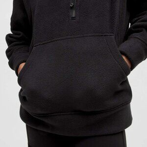 Lululemon Scuba Tumbled Fleece Funnel-Neck Half Zip – Black (XS/S)